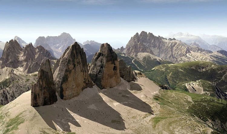 FSC news MTGS330 G1000 Dolomiti 3D Cime di Lavaredo